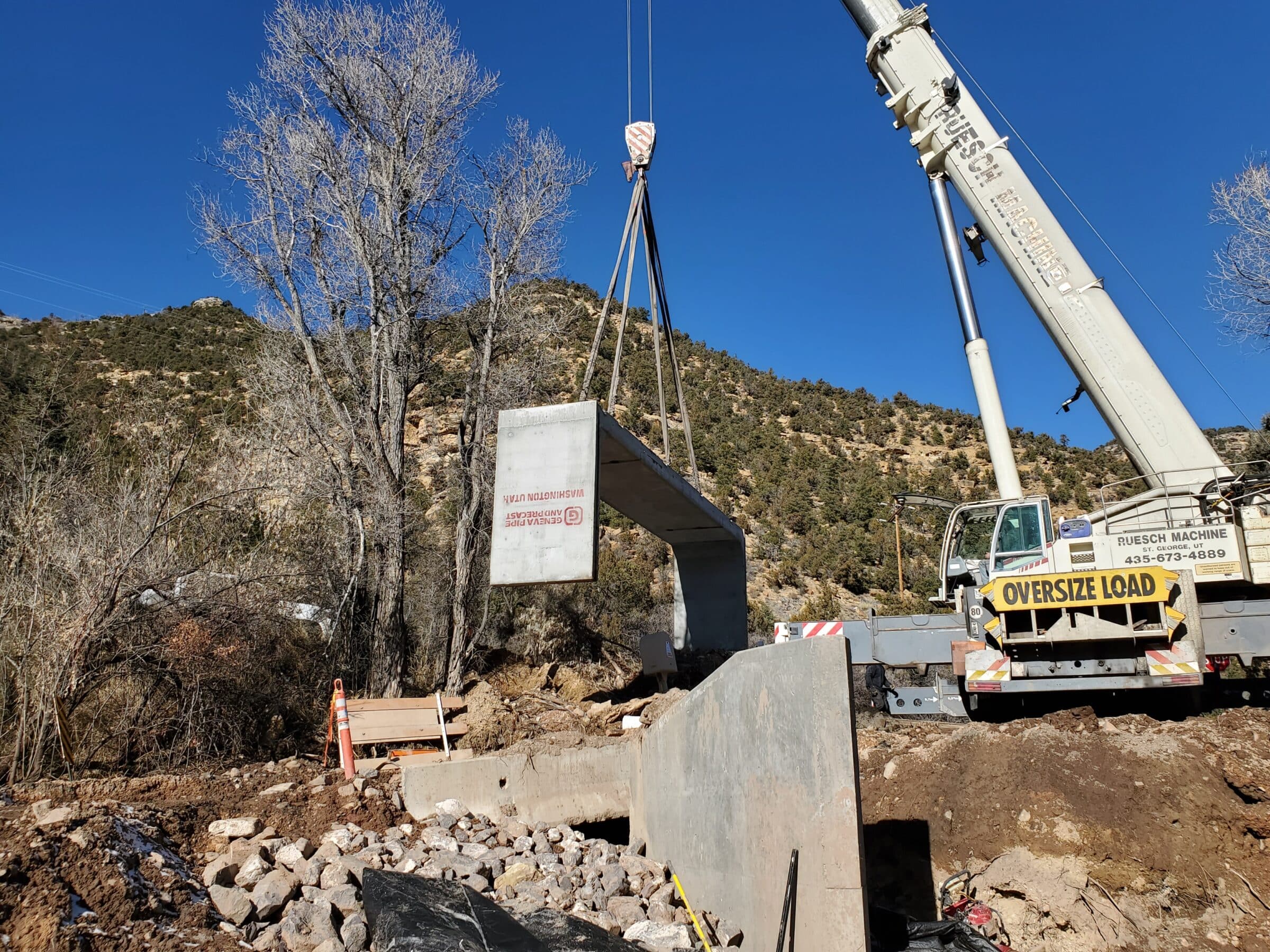 Dixie National Forest Canyon Bridges - Geneva Pipe & Precast